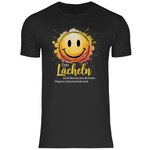 Smiley T-Shirt "Dein Lächeln ist der Beweis, dass die besten Dinge im Leben kostenlos sind." Herren