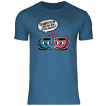 Kaffee T-Shirt "Glaubst du an Liebe auf den ersten Kaffee?" Herren